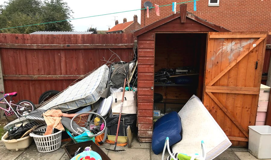 Shed Clearance Before